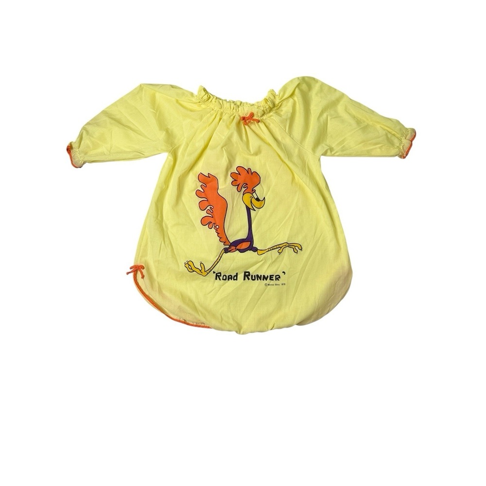 Vintage 70s Girl's Looney Tunes Long Sleeve Nightgown Shirt Likely Size L Read
